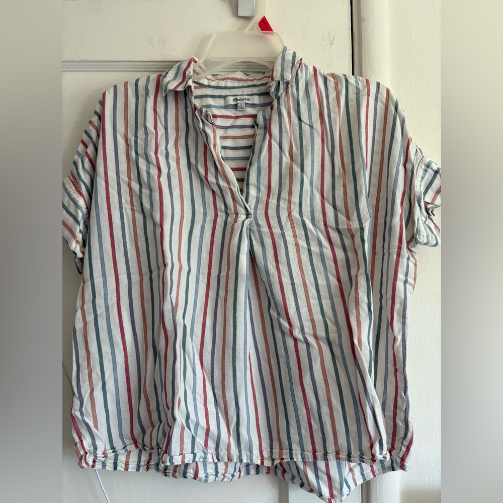 Madewell Multicolor Striped Casual Shirt